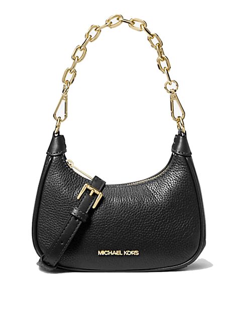 michael kors cora mini pebbled leather shoulder bag|Michael Kors suede shoulder bag.